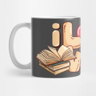 I LOVE BOOKS Mug